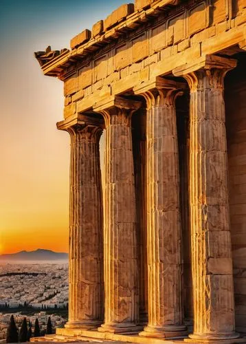 erechtheion,greek temple,hellas,parthenon,the parthenon,acropolis,erechtheus,hellenic,athen,athens,doric columns,grecia,greece,athenian,laodicea,grece,panathenaic,grecian,atenas,panathenian,Art,Classical Oil Painting,Classical Oil Painting 24