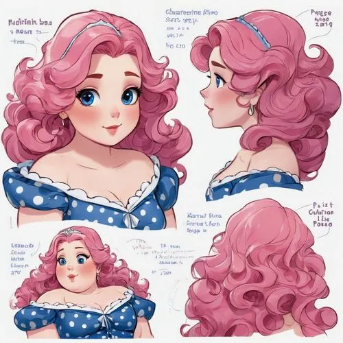 rose quartz,hairstyles,rapunzel,rosa ' the fairy,rosa 'the fairy,pink hair,hairstyle,princess' earring,girl pony,disney rose,hair ribbon,fairy tale character,fluttering hair,camellia,curls,peach rose,clove pink,petunia,cream blush,rose blossom,Unique,Design,Character Design