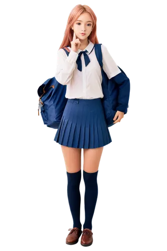 3d render,3d model,3d figure,3d rendered,derivable,sfm,cinnamomi,natsuki,zettai,sakazaki,mmd,npt,school skirt,delta sailor,mandoki,kasumi,retro girl,tsukihime,chikao,blurred background,Art,Classical Oil Painting,Classical Oil Painting 13