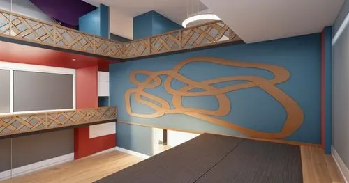 gymnastics room,3d rendering,modern decor,interior design,interior modern design,interior decoration,winding staircase,boy's room picture,room divider,patterned wood decoration,kids room,wall decoration,wall plaster,kitchen design,search interior solutions,contemporary decor,wall paint,hallway space,wall completion,school design,Photography,General,Realistic