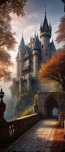 fairy tale castle,fairytale castle,fantasyland,fairytale,fairy tale,nargothrond,castle of the corvin,castlelike,fairy tale castle sigmaringen,a fairy tale,fantasy picture,castel,castle,fantasy landscape,rivendell,gold castle,castles,disney castle,efteling,neverwinter,Art,Classical Oil Painting,Classical Oil Painting 36