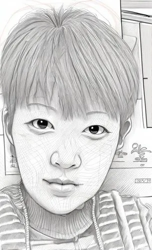 paeonie,potrait,graphite,child portrait,taking picture with ipad,cartoon character,caricature,camera drawing,samcheok times editor,guk,child art,doraemon,khoa,pencil and paper,to draw,songpyeon,digita