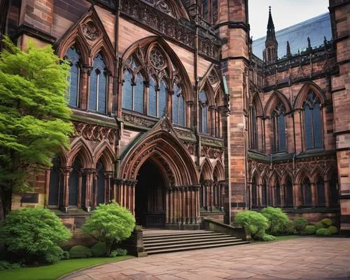 lichfield,coventry,buttresses,pancras,kiddingly,qub,buttressing,chrobry,buttress,neogothic,buttressed,leighton,nidaros cathedral,gothic church,chetham,nottinghamshire,durham,mancunian,cathedrals,keble,Illustration,Japanese style,Japanese Style 10