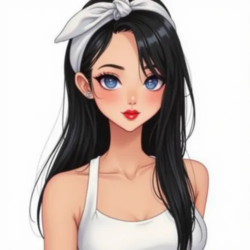 dressup,kuchel,cute cartoon image,anime girl,tifa,cute cartoon character,Photography,Fashion Photography,Fashion Photography 01