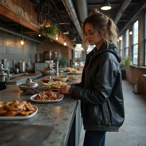 girl in the kitchen,alycia,foodgoddess,luncheonette,woman at cafe,refectory