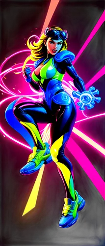 dazzler,electro,elec,neon body painting,dayglo,cyberstar,blacklight,eradicator,chaotix,strider,superspeed,neon colors,lightman,flash unit,marvelman,omac,syglowski,neon,mindwarp,kilowog,Conceptual Art,Fantasy,Fantasy 26