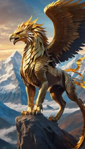 gryphon,golden dragon,griffon bruxellois,pegasus,griffin,golden unicorn,painted dragon,garuda,dragon,golden eagle,sphinx,wyrm,imperial eagle,dragon design,dragon of earth,pegaso iberia,mongolian eagle,forest dragon,eagle,basilisk,Conceptual Art,Sci-Fi,Sci-Fi 06