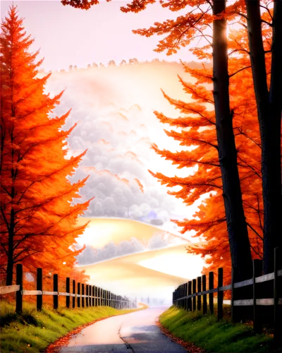 autumn scenery,autumn landscape,forest road,fall landscape,autumn background,country road,autumn frame,mountain road,maple road,landscape background,autumn forest,road,autumn day,autumn trees,one autumn afternoon,asphalt road,late autumn,autumn idyll,autumn walk,long road,Illustration,Realistic Fantasy,Realistic Fantasy 15