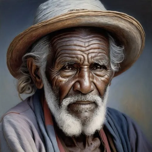 an old man arborigéne,sharecropper,elderly man,namatjira,tarahumara,pensioner,digital painting,old man,munarman,world digital painting,old woman,mckennitt,elder man,bedouin,musangana,old age,oldman,me