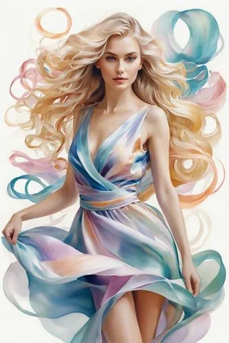 fashion vector,watercolor women accessory,mermaid background,fluidity,horoscope libra,boho art style,amphitrite,mermaid vectors,silkiness,swirling,airbrush,watercolor paint strokes,margaery,spinaway,bodypainting,twirled,whirling,spiral background,celtic woman,femininity,Illustration,Paper based,Paper Based 11