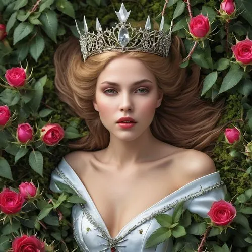 heart with crown,spring crown,white rose snow queen,princess crown,rosae,fairy queen,Photography,General,Realistic