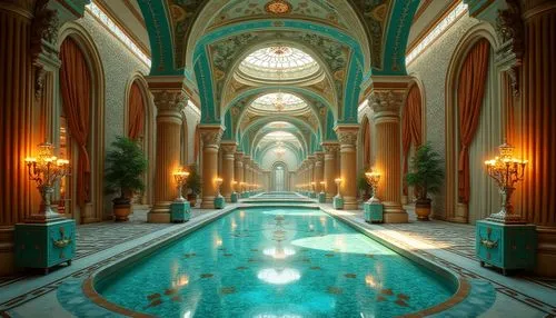 marble palace,floor fountain,reflecting pool,venetian hotel,the hassan ii mosque,europe palace,water palace,versailles,louvre,corridor,vittoriano,piscina,peterhof palace,lachapelle,ritzau,saintpetersburg,atlantis,hall of nations,venetian,grandeur,Photography,General,Realistic