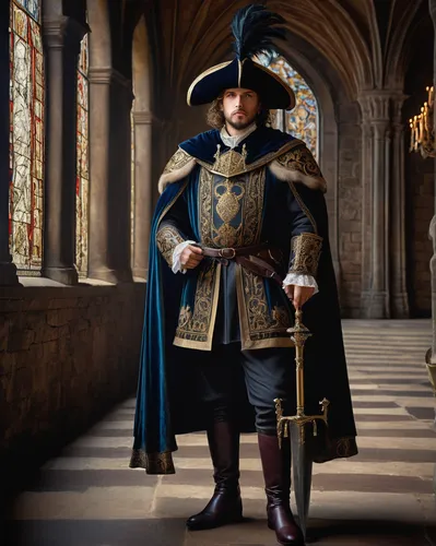 tudor,athos,imperial coat,magistrate,frock coat,musketeer,guy fawkes,overcoat,regal,suit of spades,king arthur,htt pléthore,emperor wilhelm i,benedict herb,king caudata,costume design,cavalier,w 21,digital compositing,monarchy,Photography,Artistic Photography,Artistic Photography 11