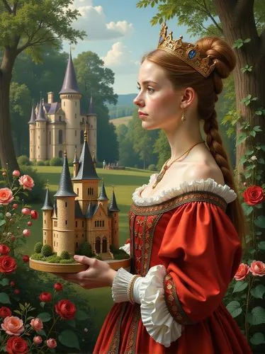 girl in the garden,fantasy picture,girl picking flowers,principessa,fairy tale,cinderella