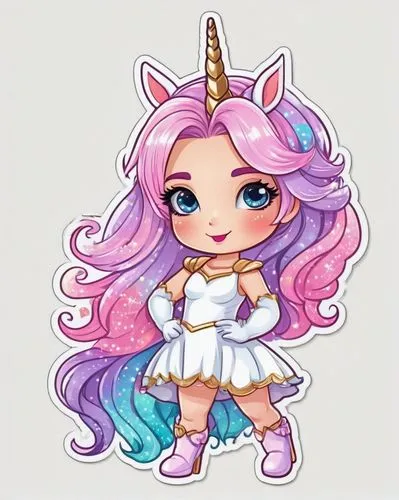 unicorn,spring unicorn,celestia,constellation unicorn,unicorn crown,unicorn background,Unique,Design,Sticker