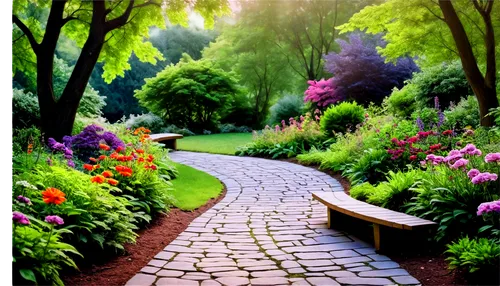 nature garden,pathway,garden bench,english garden,summer border,gardens,walkway,towards the garden,garden,to the garden,the garden,landscaped,garten,climbing garden,wooden path,flower garden,landscaping,green garden,cottage garden,spring garden,Illustration,Paper based,Paper Based 10