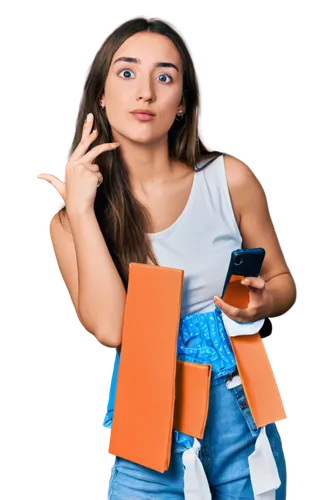 mobitel,woman holding a smartphone,girl making selfie,phonecall,text message,sms,3d model,using phone,fashion vector,mobilemedia,phone icon,mobifone,woman holding gun,celulares,on the phone,phone clip art,tiktok icon,orange,portrait background,ariela,Art,Artistic Painting,Artistic Painting 20