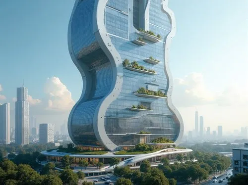 futuristic architecture,sky space concept,futuristic art museum,sky apartment,morphosis,arcology,futuristic landscape,bjarke,escala,the energy tower,residential tower,koolhaas,modern architecture,largest hotel in dubai,europan,kimmelman,skyscraper,glass building,guangzhou,futuristic,Photography,General,Realistic