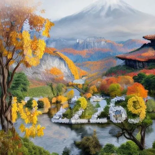 japan landscape,dazhong,autumn background,azziz,tozan,michizane,norooz,beautiful japan,autumn in japan,suzano,aizu,zorig,japanese mountains,unzen,mizoguchi,ryozo,dazaifu,kozo,landscape background,kazoku,Realistic,Foods,None