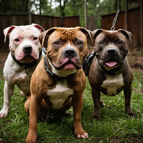 Write a suspenseful episode where the Pitbulls and Parolees cast investigate a mysterious dogfighting operation in their neighborhood.,british bulldogs,american staffordshire terrier,three dogs,americ