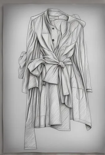 whitecoat,robes,imperial coat,vestment,toile,old coat,vestments,shirtmaker,garment,laundress,overcoats,housecoat,wedding suit,tallit,placket,overcoat,bathrobe,tailoring,coat,fashion vector,Design Sketch,Design Sketch,Pencil