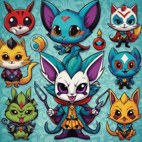 kawaii patches,kawaii animal patches,stitch,patches,plush figures,kawaii animal patch,badges,stitch border,baby icons,chibi kids,plush toys,animal stickers,chibi children,playmat,halloween icons,fairy tale icons,sewing stitches,icon set,day of the dead icons,japanese icons,Illustration,Abstract Fantasy,Abstract Fantasy 10