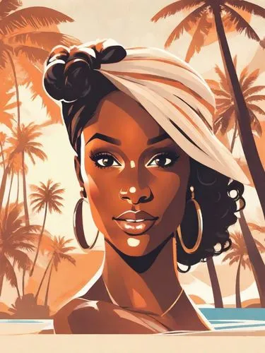 zanzibar,african woman,liberia,senegal,vintage illustration,havana,african american woman,maria bayo,jamaica,martinique,travel poster,nile,afroamerican,panama hat,gambia,benin,afro-american,ghana,africa,caribbean