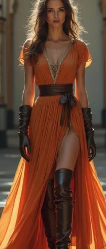 orange robes,orange,gladiator,gandhari,hippolyta,draupadi