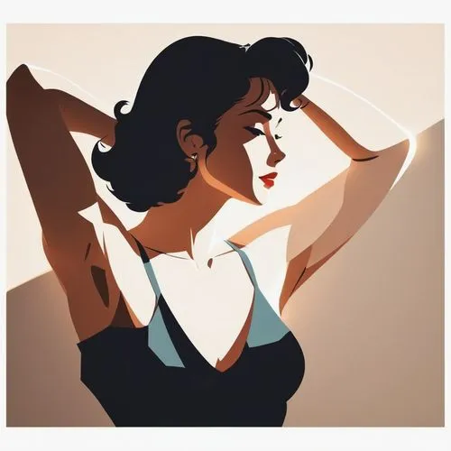 vettriano,retro pin up girl,retro 1950's clip art,pin-up girl,pin up girl,vector illustration,Unique,Paper Cuts,Paper Cuts 05