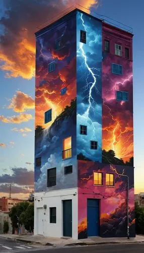 cube house,graffiti art,cubic house,sky apartment,urban art,muralist,apartment block,grafite,edificio,apartment building,apartment house,urban street art,electric tower,streetart,cube stilt houses,dreamhouse,tetris,street art,dream art,graffiti,Conceptual Art,Oil color,Oil Color 02