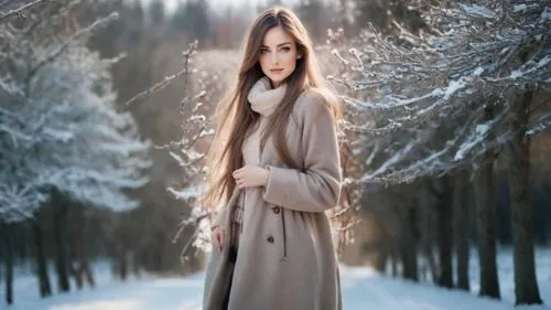 young woman walking in winter landscape,winter background,winter dress,suit of the snow maiden,the snow queen,winterization,winterblueher,winter dream,winter magic,wintermute,winter,winters,winterized