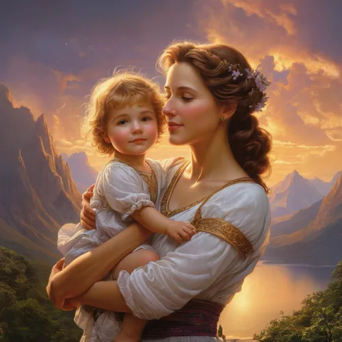 capricorn mother and child,little girl and mother,mother with child,mother and child,emile vernon,mother kiss,jesus in the arms of mary,baby with mom,motherhood,father with child,mother and baby,holy family,mother with children,mother and daughter,mother and infant,bouguereau,romantic portrait,mother's,mother-to-child,blessing of children