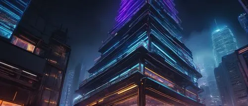 cybercity,skyscraper,metropolis,guangzhou,ctbuh,the skyscraper,shanghai,skyscrapers,futuristic architecture,cyberpunk,cityscape,urban towers,futuristic,hypermodern,electric tower,skycraper,vdara,futuristic landscape,shinjuku,coruscant,Illustration,Japanese style,Japanese Style 05