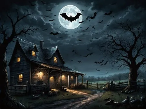 halloween background,halloween wallpaper,halloween illustration,halloween poster,halloween night,halloween scene,halloween,halloween and horror,haloween,haunted house,the haunted house,halloween owls,hallows,witch house,witch's house,holloween,october 31 halloween,hallloween,halloween party,hauntings,Conceptual Art,Fantasy,Fantasy 34