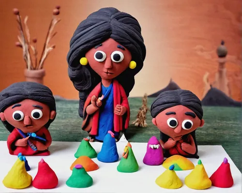 Write a dark and mysterious story involving a Baloch tribe and their ancient curse.,marzipan figures,clay figures,soapberry family,clay animation,wooden figures,figurines,doll figures,play figures,cla