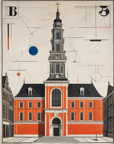 delft,house hevelius,hanseatic city,groningen,old stock exchange,bremen,sbb-historic,mannheim,vetaren,de ville,kampen,1971,utrecht,copenhagen,1952,st jacobus,droste,kerken,year of construction 1954 – 1962,amsterdam,Art,Artistic Painting,Artistic Painting 43