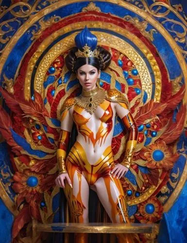 bodypainting,body painting,rebana,bodypaint,asian costume,miss vietnam,goddess of justice,oriental princess,sinulog dancer,fantasy woman,patung garuda,tantra,lotus with hands,bjork,javanese,balinese,indonesian women,somtum,taiwanese opera,wonderwoman