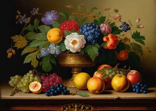 still life of spring,still-life,summer still-life,basket of fruit,still life,fruit basket,fruit bowl,floral composition,sunflowers in vase,floral arrangement,autumn still life,vase,bowl of fruit,still life elegant,basket with apples,crate of fruit,floral ornament,the fruit,fruit plate,cornucopia,Illustration,Retro,Retro 22