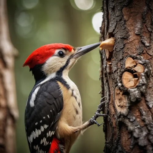 woodpecker,woodpecker bird,red-bellied woodpecker,red bellied woodpecker,flicker woodpecker,pileated woodpecker,great spotted woodpecker,ivory-billed woodpecker,red headed woodpecker,woodpecker finch,stork billed kingfisher,red feeder,periparus ater,red beak,acorn woodpecker,red-cheeked,hairy woodpecker,american tree creeper,bird feeding,sharp beak,Photography,General,Cinematic