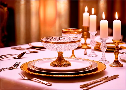 place setting,tablescape,table setting,candlestick for three candles,shabbat candles,candelabras,candelabra,golden candlestick,dinnerware,tealight,table arrangement,table decoration,candleholder,holiday table,candlelights,christmas table,candelight,tableware,candelabrum,candleholders,Unique,3D,Garage Kits