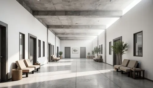 hallway space,corridors,hallway,penthouses,corridor,interior modern design,search interior solutions,3d rendering,contemporary decor,concrete ceiling,habitaciones,modern decor,minotti,interior design,lofts,daylighting,white room,loft,structural plaster,render