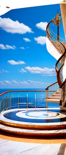 spiral staircase,winding steps,stairs to heaven,spiral stairs,water stairs,stairway to heaven,observation deck,the observation deck,skywalks,cruise ship,winding staircase,cruises,circular staircase,stairways,escaleras,skywalk,staircases,cruiseliner,stairs,staircase,Illustration,Paper based,Paper Based 13