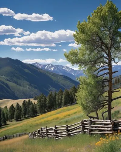 meadow landscape,pasture fence,salt meadow landscape,mountain meadow,landscape background,mountain pasture,mountain meadow hay,mountain landscape,alpine meadow,alpine landscape,beautiful landscape,mountain scene,nature landscape,fence posts,grasslands,ranchland,alpine meadows,rural landscape,mountainous landscape,rangeland,Photography,Fashion Photography,Fashion Photography 16