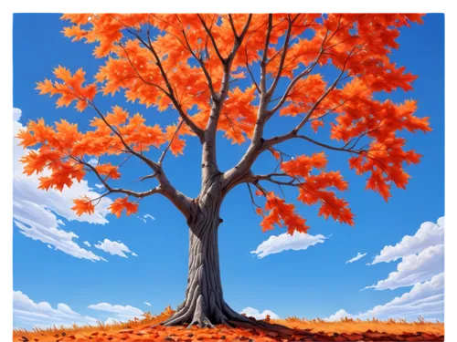 autumn background,autumn tree,maple tree,garrison,deciduous tree,autumn icon,painted tree,albero,persimmon tree,fall landscape,autuori,arbol,autumn trees,autumn frame,deciduous trees,autumn landscape,defence,tangerine tree,fall picture frame,isolated tree,Illustration,Retro,Retro 25