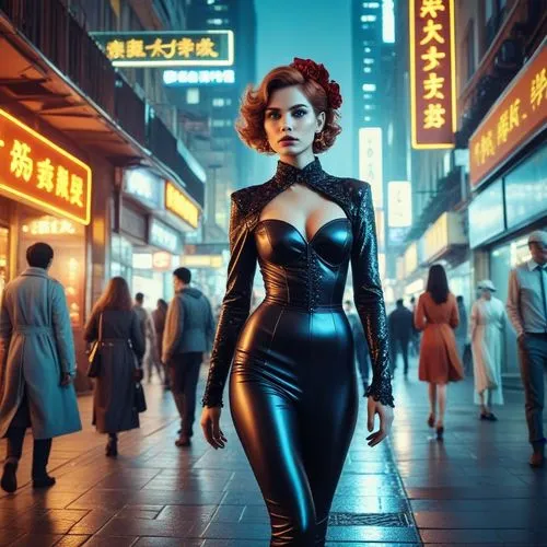 a woman is wearing black, a top, and pants,catwoman,fujiko,latex,catsuit,selina,catsuits