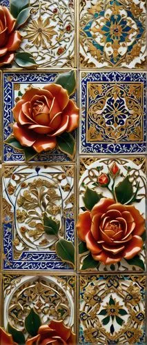 azulejos,terracotta tiles,azulejo,spanish tile,ceramic tile,motifs,Photography,General,Realistic