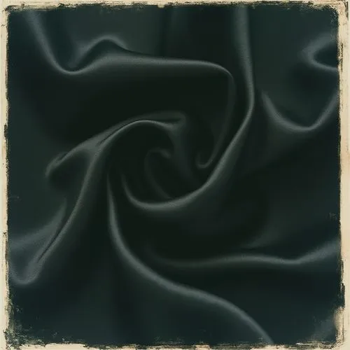 Close-up of a silky, wavy black fabric, showcasing its texture and sheen.,a black silk is shown in the middle of the image,abstract smoke,smoke background,shibori,abstract air backdrop,vorticity,vorti