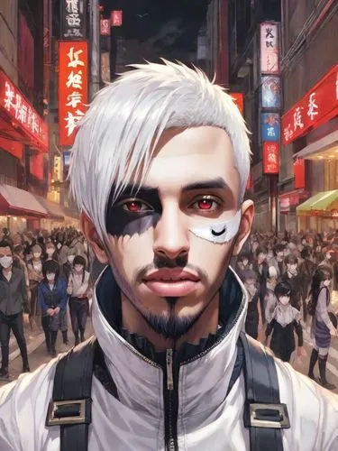 anime boy,world digital painting,kawaii panda,yukio,whitey,ninja,hk,zui quan,harajuku,would a background,twitch icon,persona,2d,wuhan''s virus,sensei,xun,zero,chinese background,jin deui,hong,Digital Art,Classicism