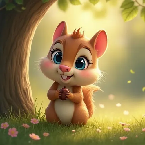 cute cartoon character,cute cartoon image,blossom kitten,squeakquel,cute fox,squirell