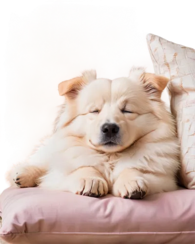 sleeping dog,cute puppy,cheerful dog,samoyedic,napping,zzzz,samoyed,pillow,snores,golden retriever puppy,sleeps,sleepytime,snoozing,pillowy,sleepier,zzz,nap,sleeping,contentment,snorer,Illustration,Japanese style,Japanese Style 19